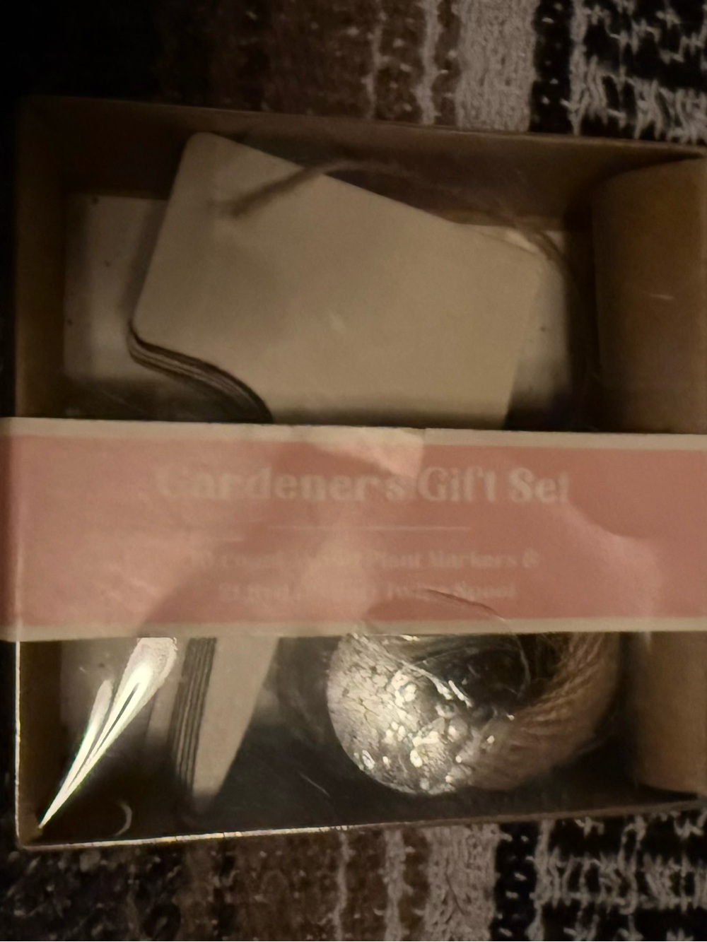 Gardener's Gift Set - White Plant Labels and Natural Twine